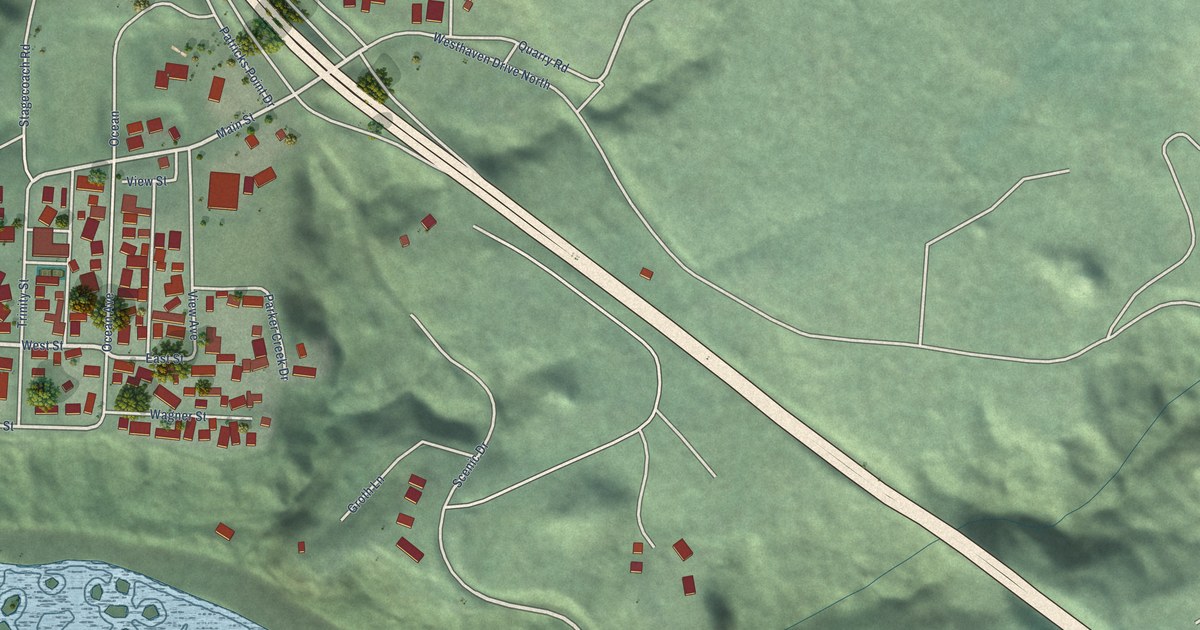 Map of Trinidad, California in 2026