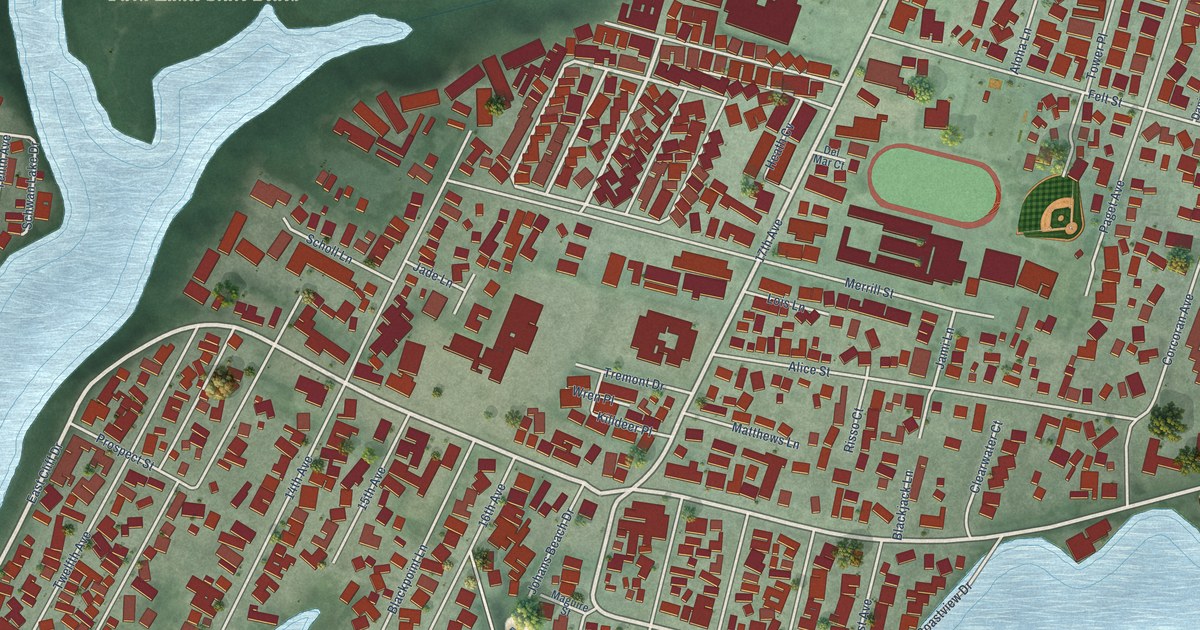 Map of Twin Lakes, California in 2026