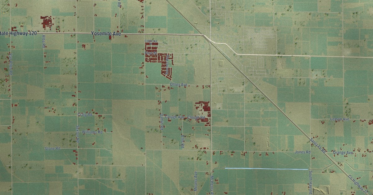 Detailed Map of Van Allen, California