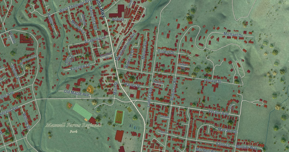 Detailed Map of Verano, California