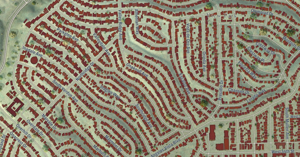 Map of View Park-Windsor Hills, California in 2026
