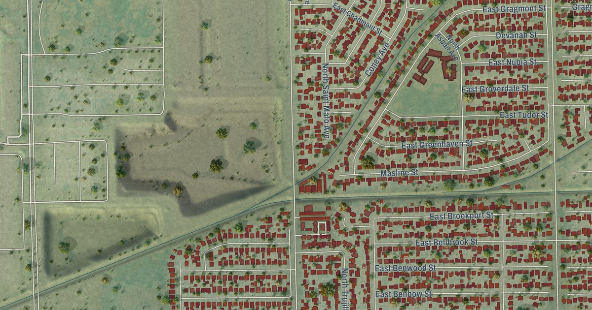 Map of Vincent, California in 2026