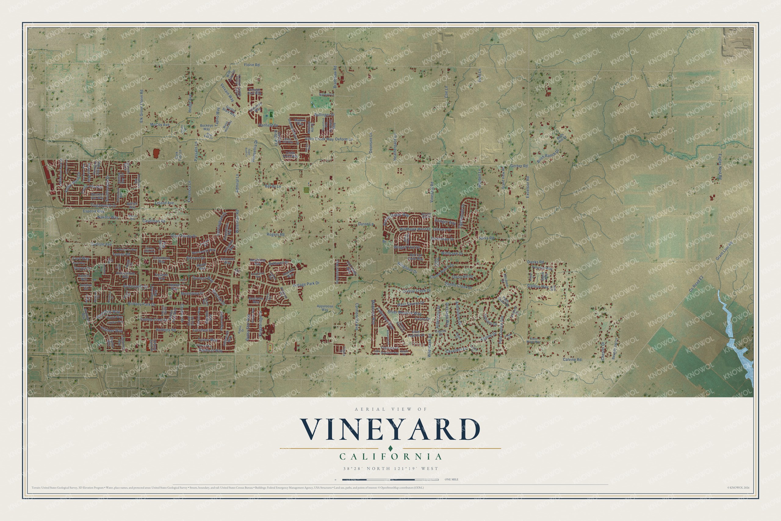 Watermarked full-map preview of Vineyard, California