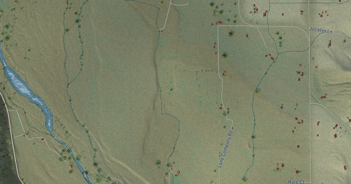 Map of Walker, California in 2026