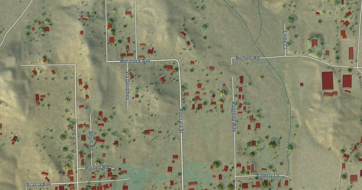 Map of Warm Springs, California in 2026
