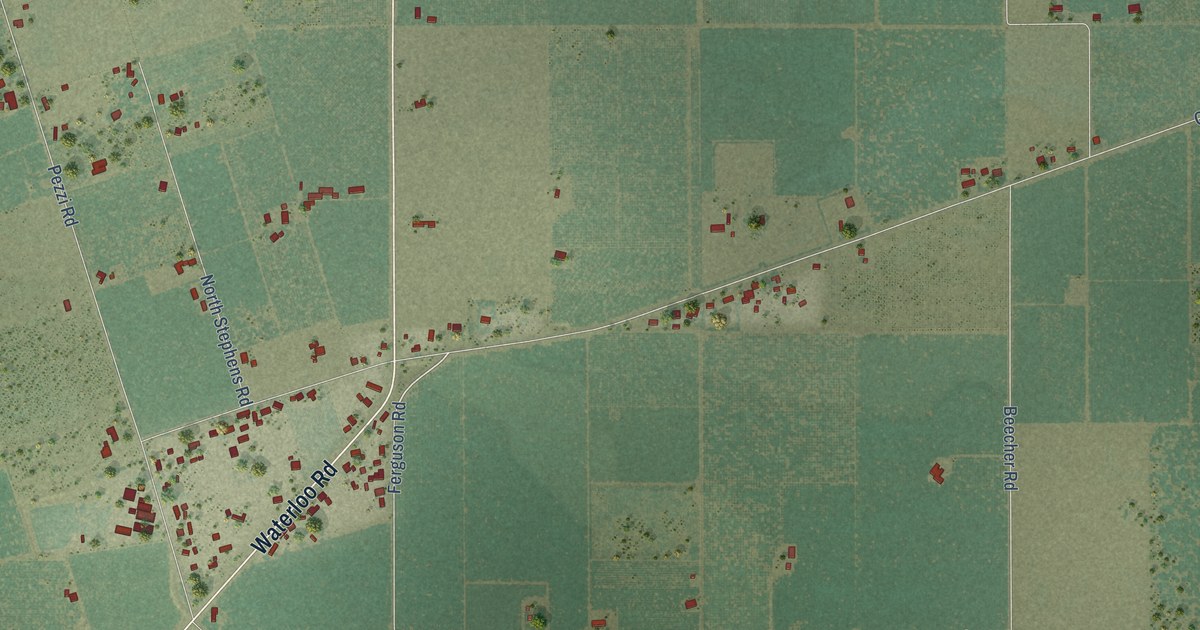 Map of Waterloo, California in 2026