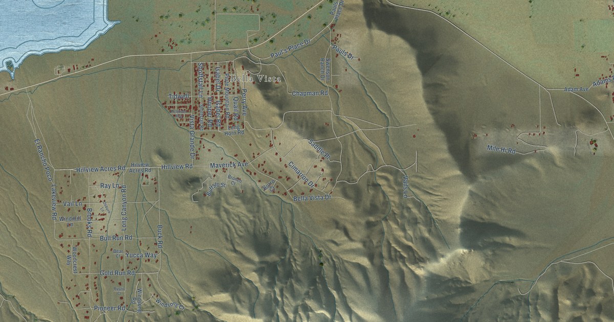 Map of Weldon, California in 2026