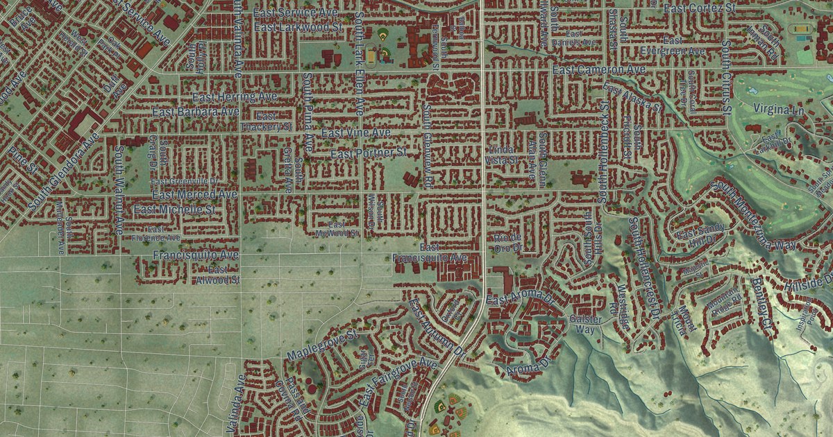 Map of West Covina, California in 2026