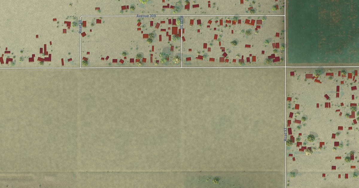 Map of West Goshen, California in 2026