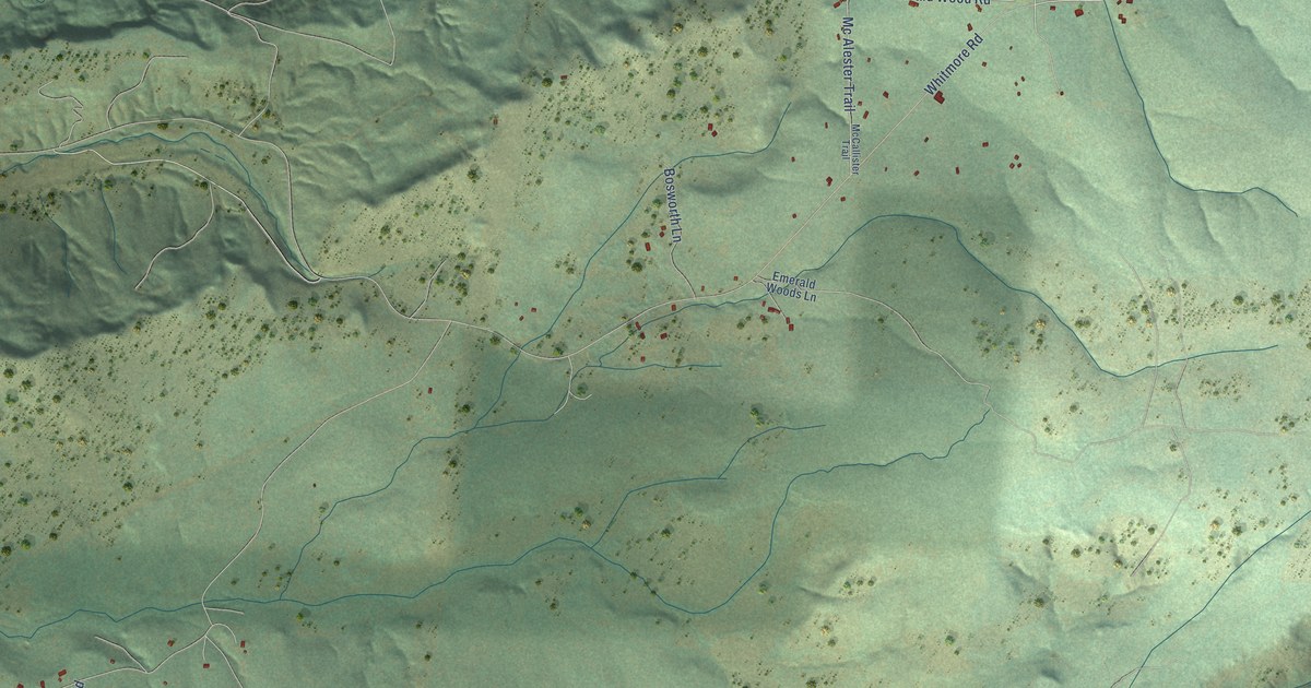 Map of Whitmore, California in 2026
