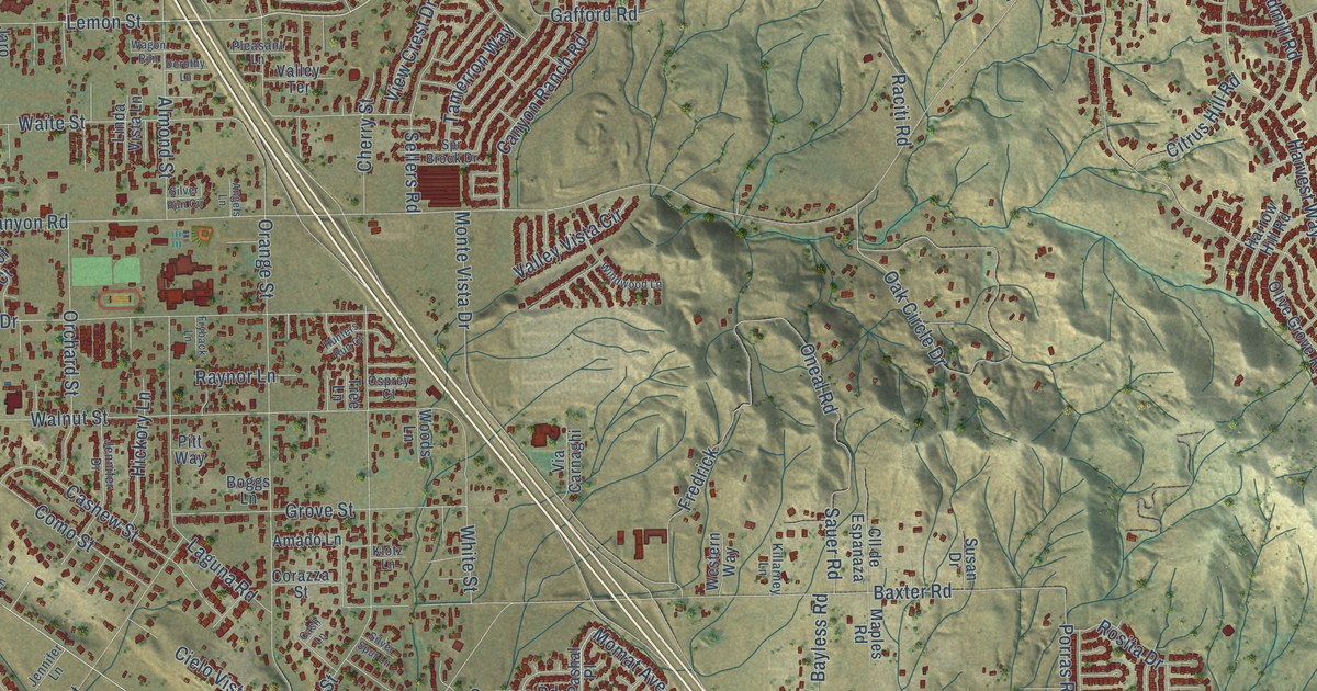 Map of Wildomar, California in 2026
