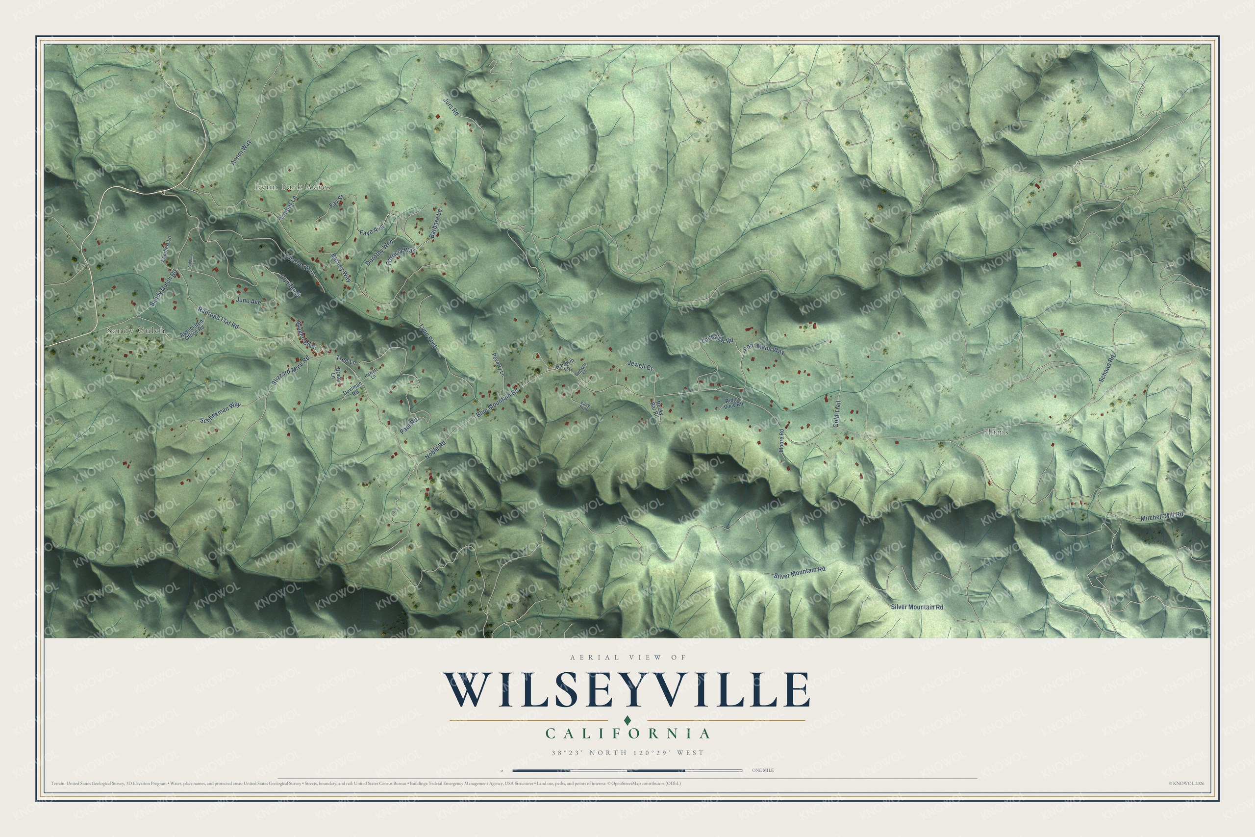 Watermarked full-map preview of Wilseyville, California