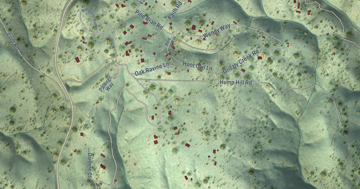 Map of Yankee Hill, California in 2026