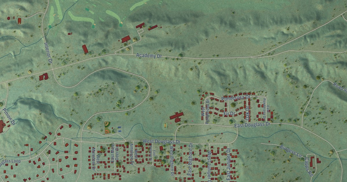 Map of Air Force Academy, Colorado in 2026