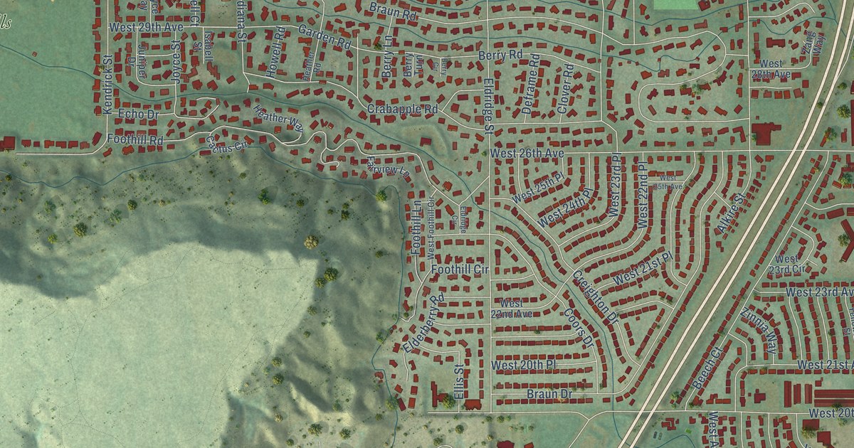 Map of Applewood, Colorado in 2026