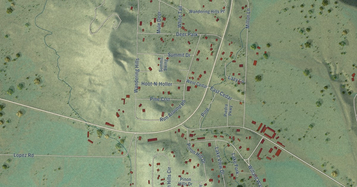 Map of Arboles, Colorado in 2026