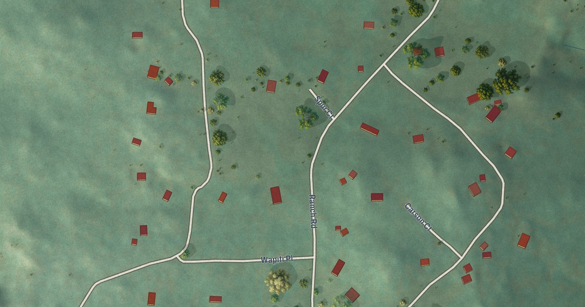 Map of Bark Ranch, Colorado in 2026
