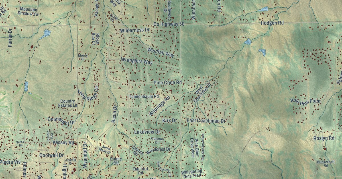 Map of Black Forest, Colorado in 2026