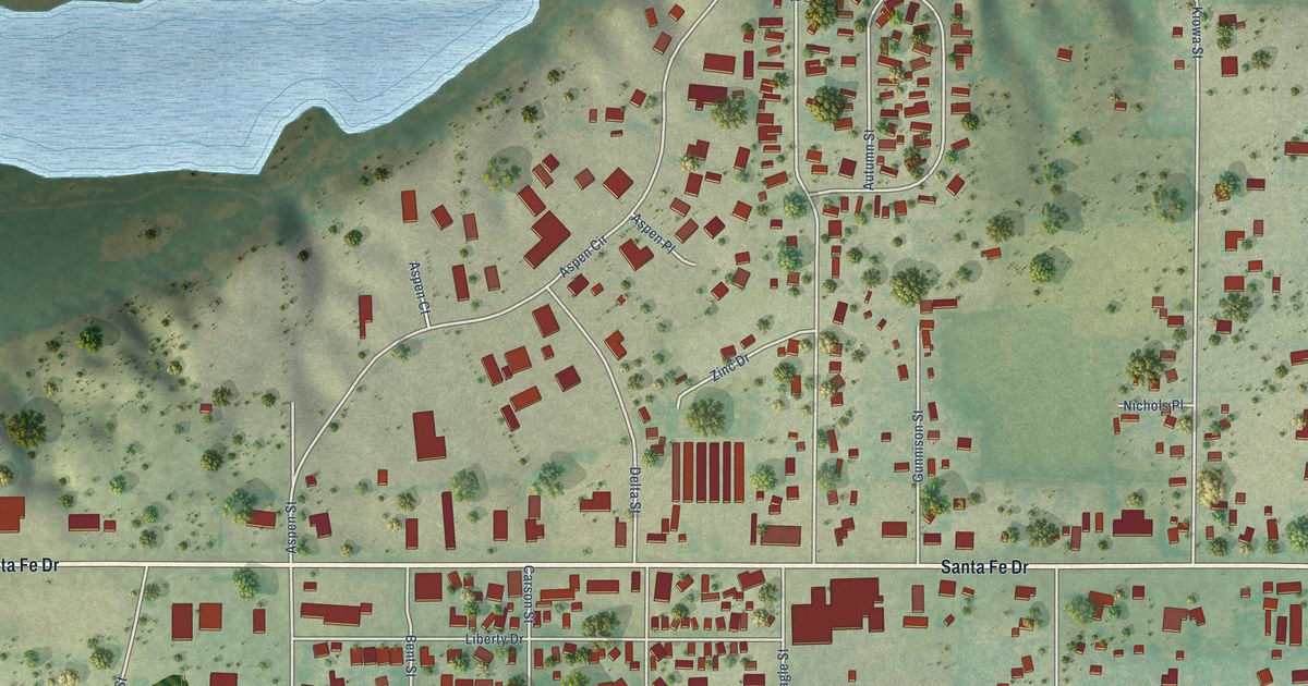 Map of Blende, Colorado in 2026