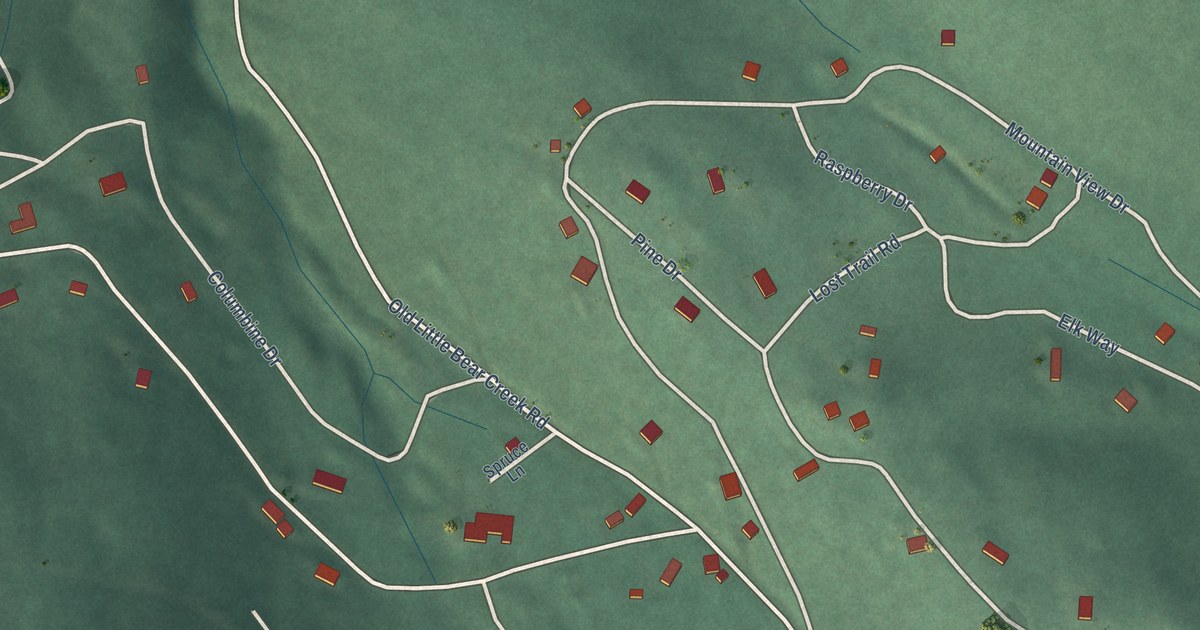 Map of Blue Valley, Colorado in 2026