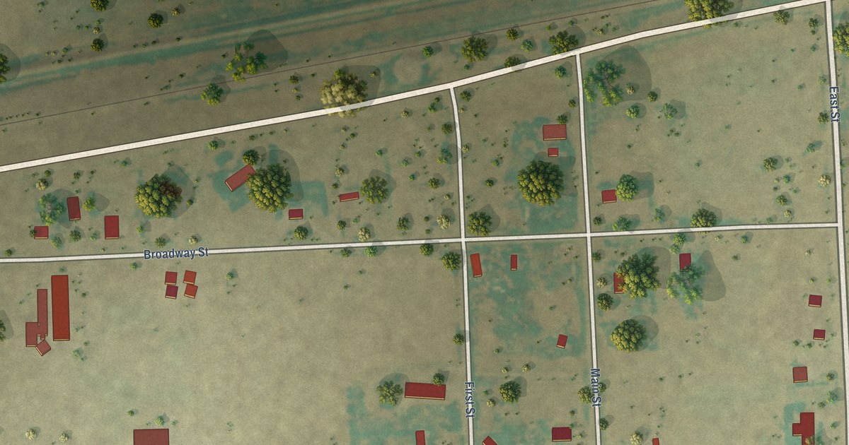 Map of Brandon, Colorado in 2026