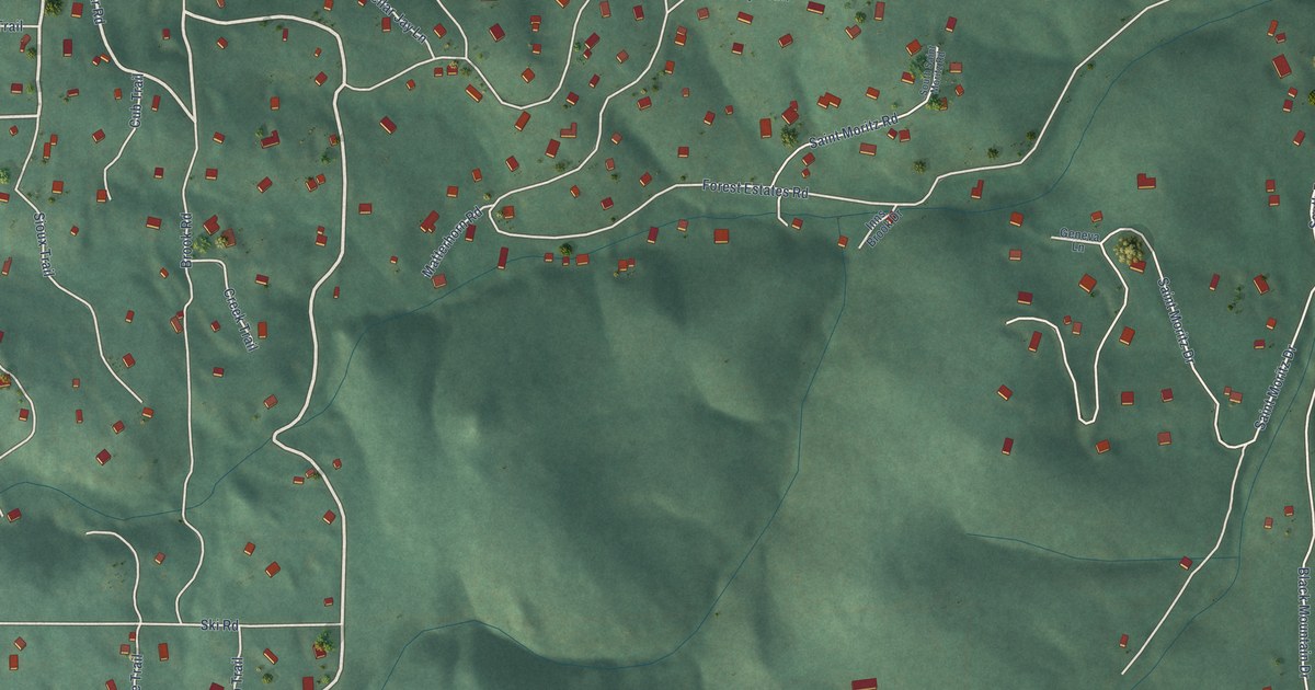 Map of Brook Forest, Colorado in 2026