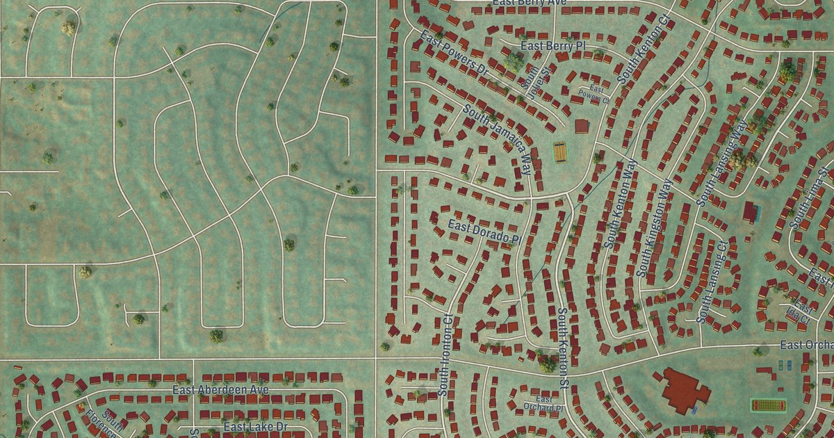 Map of Cherry Creek, Colorado in 2026