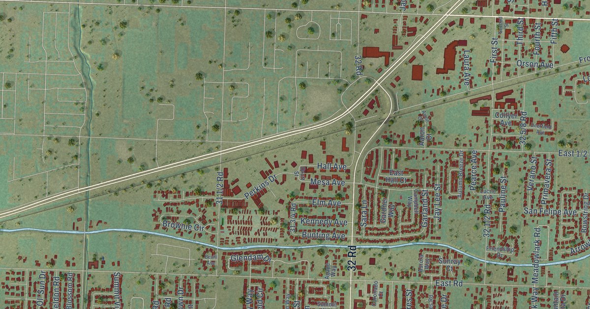 Map of Clifton, Colorado in 2026