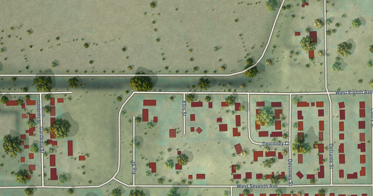 Map of East Pleasant View, Colorado in 2026