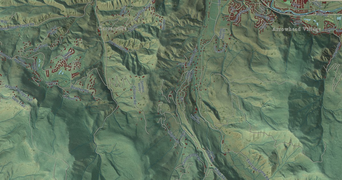 Map of Edwards, Colorado in 2026