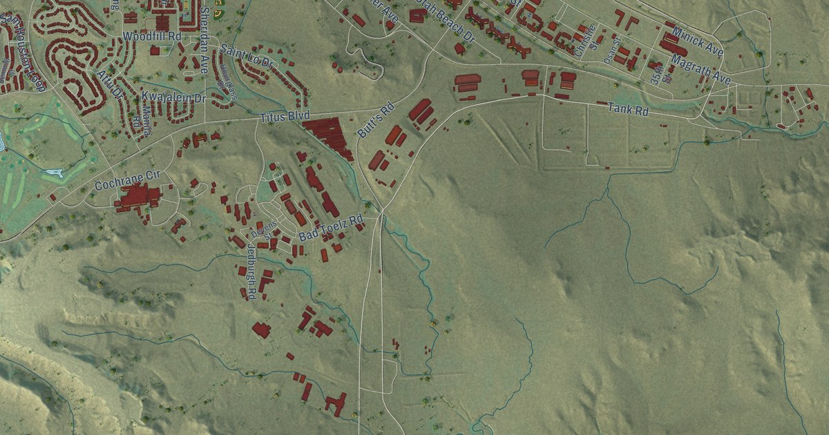Map of Fort Carson, Colorado in 2026