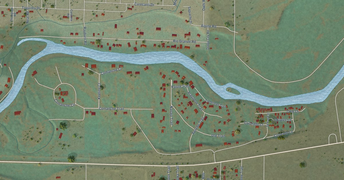 Map of Gerrard, Colorado in 2026