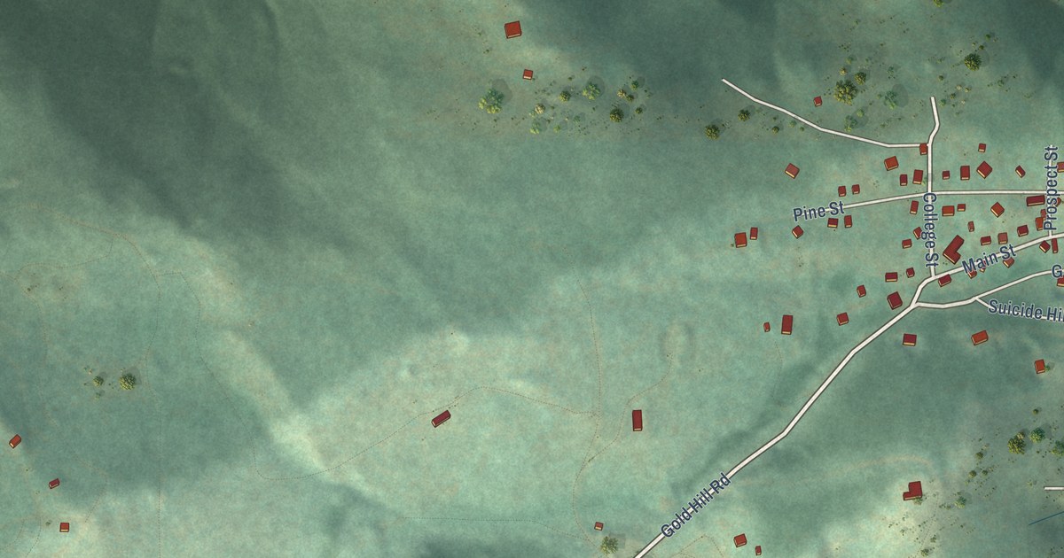 Map of Gold Hill, Colorado in 2026