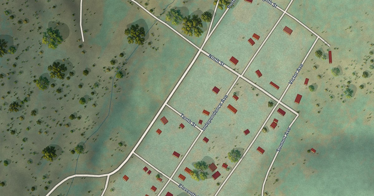 Map of Goldfield, Colorado in 2026