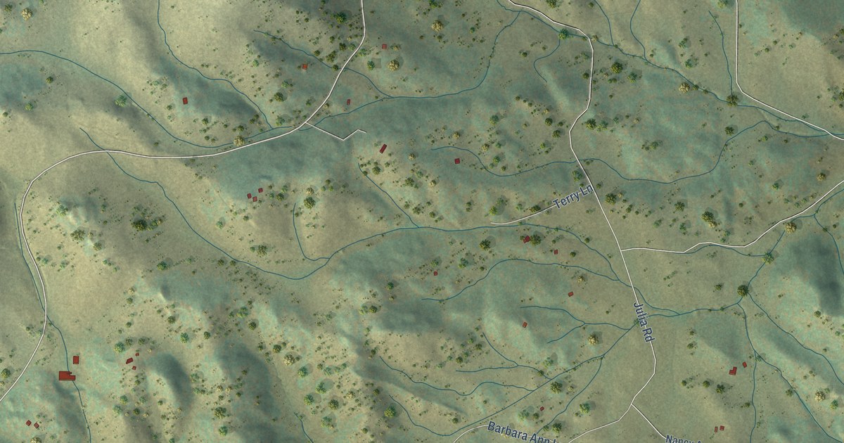 Map of Guffey, Colorado in 2026