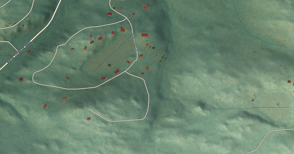 Map of Hidden Lake, Colorado in 2026