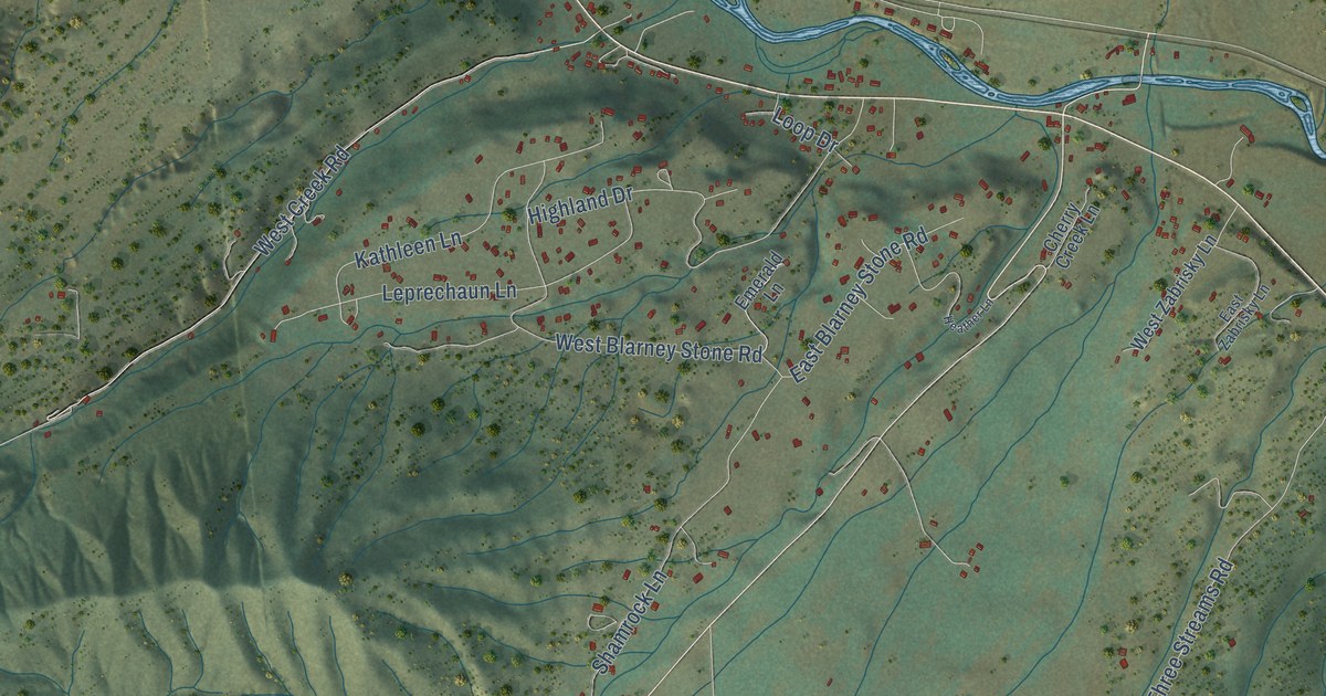 Map of Howard, Colorado in 2026