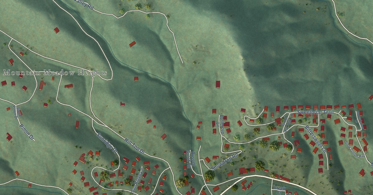 Map of Kittredge, Colorado in 2026