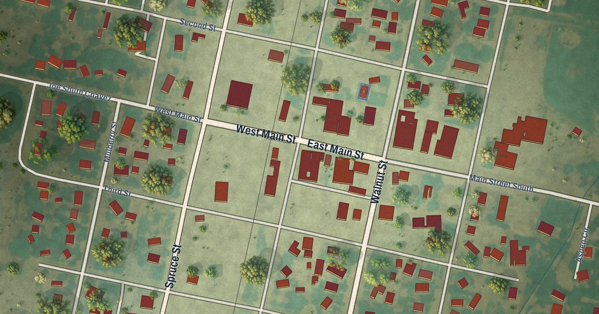 Map of La Jara, Colorado in 2026