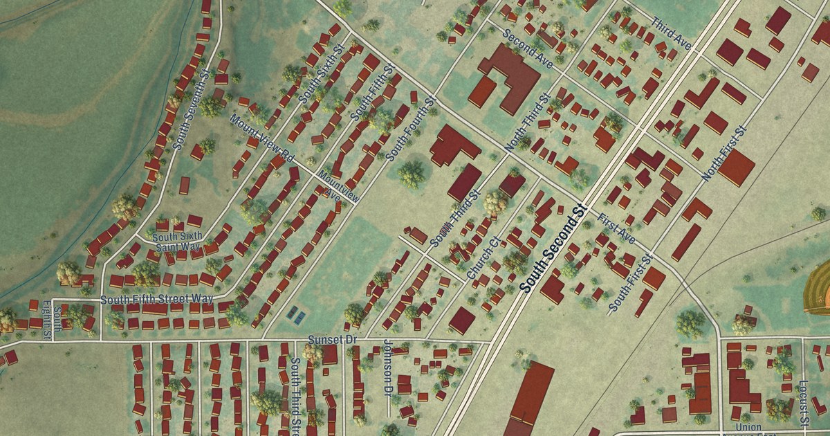 Map of La Salle, Colorado in 2026