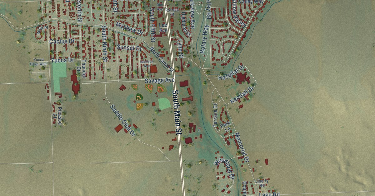 Map of Lamar, Colorado in 2026