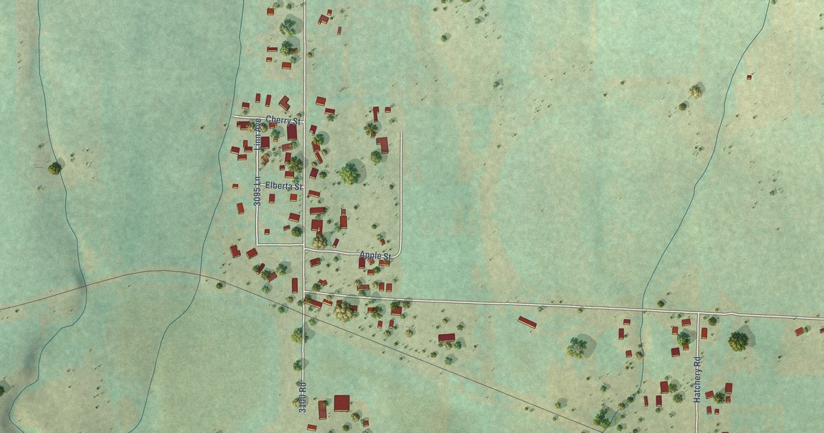 Map of Lazear, Colorado in 2026