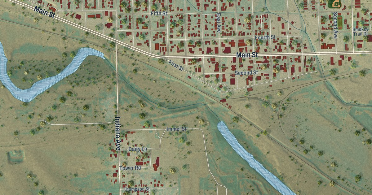 Map of Limon, Colorado in 2026