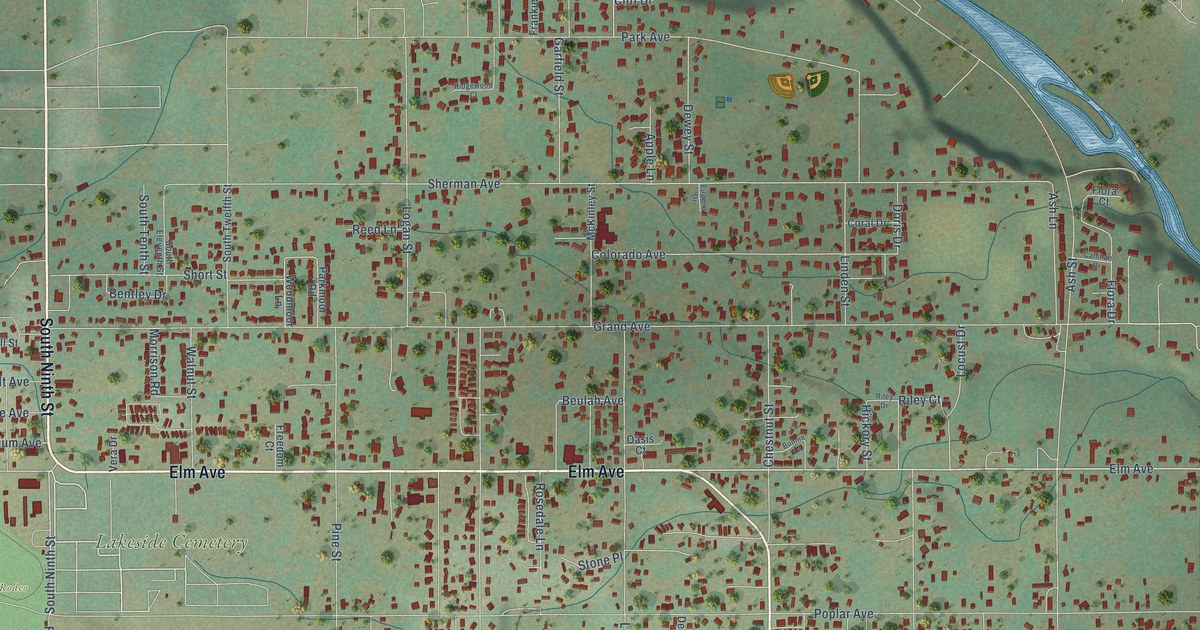 Map of Lincoln Park, Colorado in 2026
