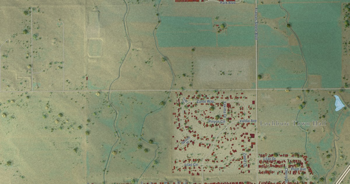 Map of Lochbuie, Colorado in 2026