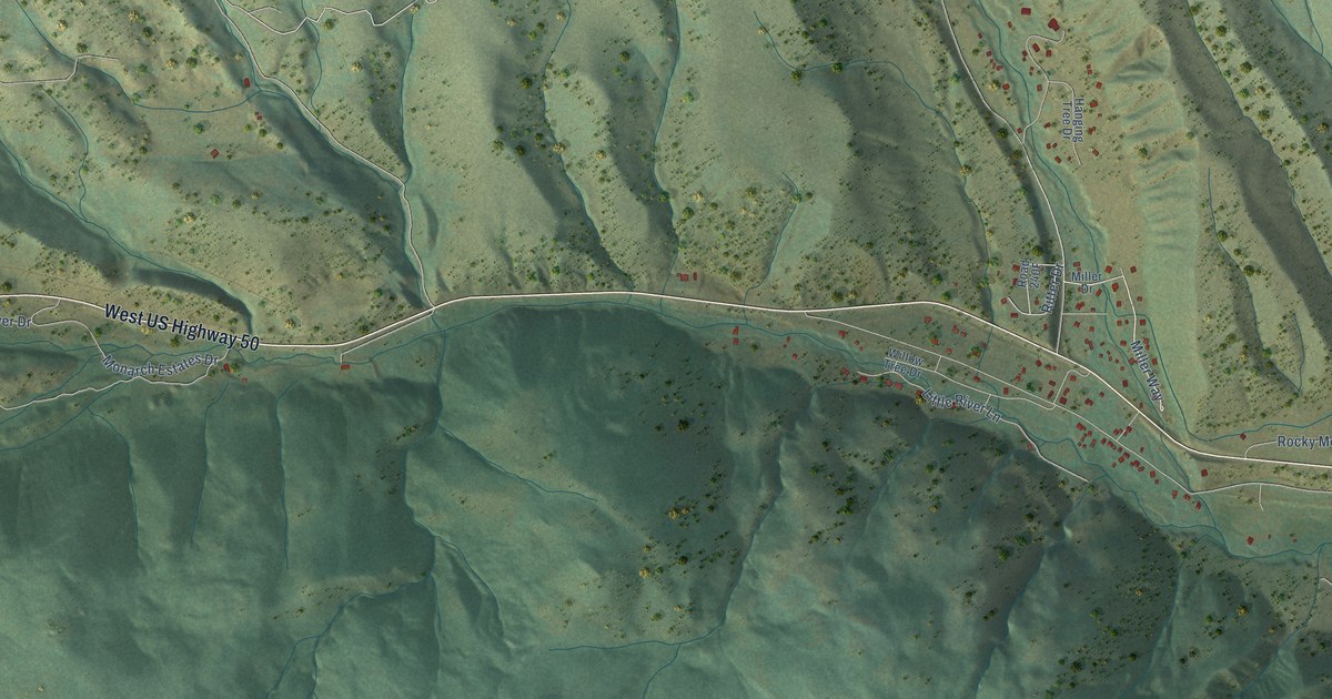 Map of Maysville, Colorado in 2026