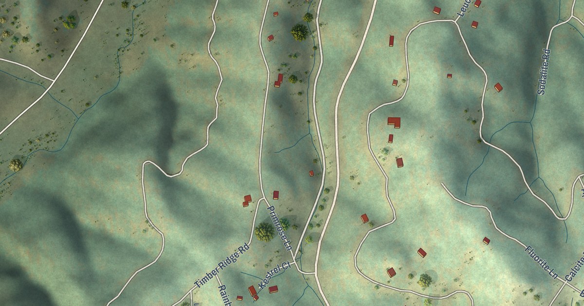 Map of Midland, Colorado in 2026