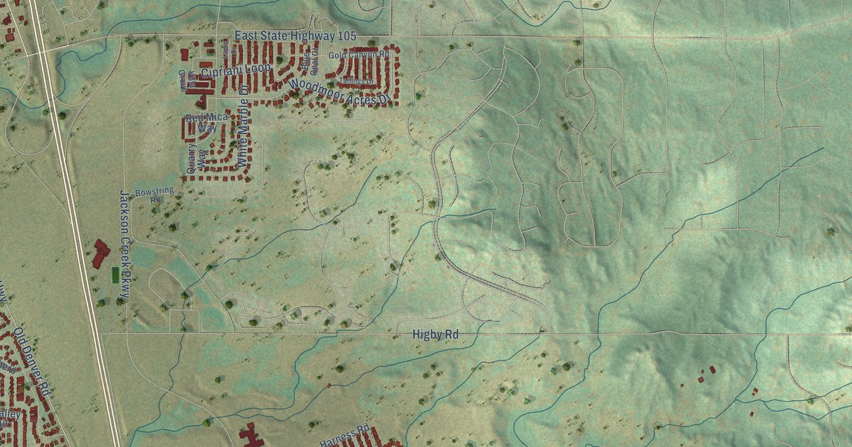 Map of Monument, Colorado in 2026