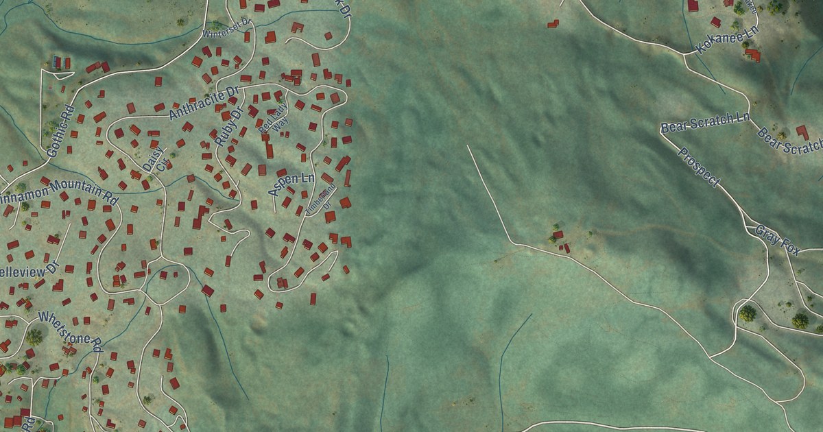 Map of Mount Crested Butte, Colorado in 2026