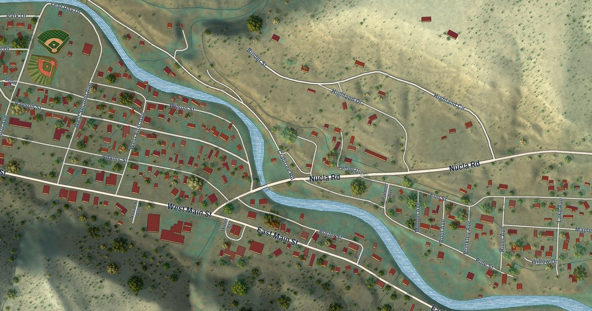 Map of Naturita, Colorado in 2026